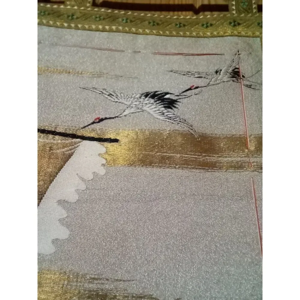 Vintage Japanese Fukusa Ceremonial Cloth/Tapestry Wall Art 28x25